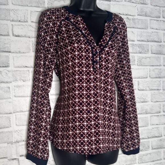 41 Hawthorne Long Sleeve Blouse Top Size Small - Picture 2 of 5